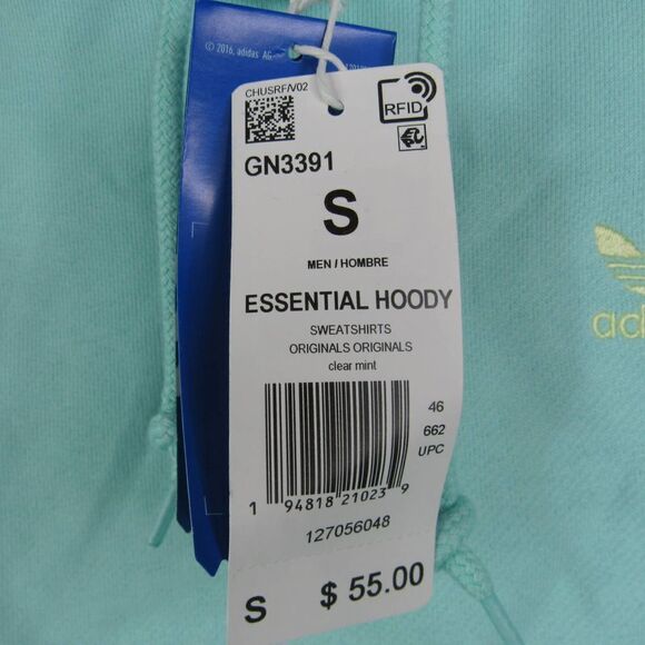 ADIDAS LOUNGEWEAR TREFOIL ESSENTIALS MEN'S HOODIE - Picture 6 of 7